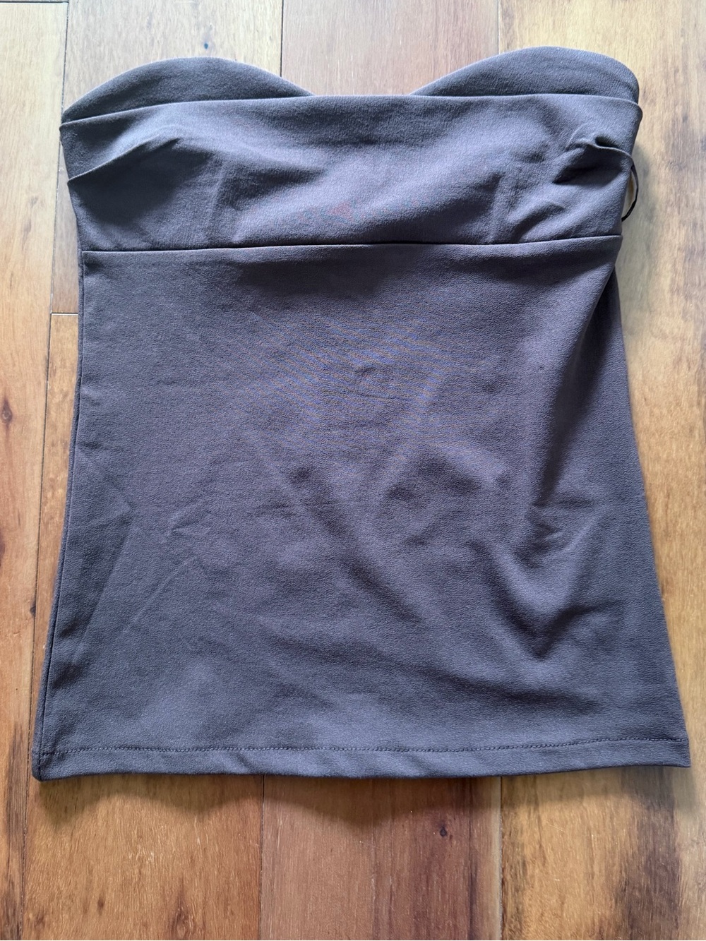 Zara Chocolate Strapless Tube Top